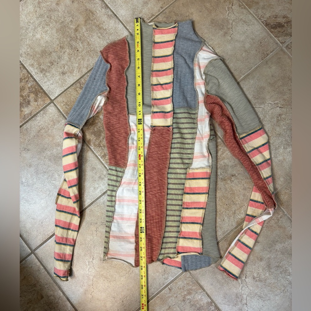 Oli & Hali Mixed Print Patchwork Turtleneck - image 8